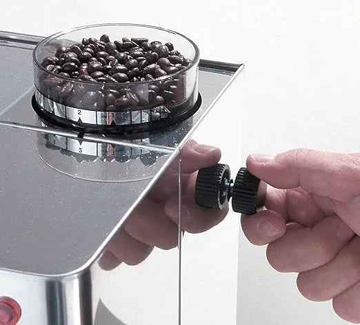 La Pavoni Domus Bar Espresso/Cappuccino Machine | Built-in Conical Burr Grinder with 7 Settings