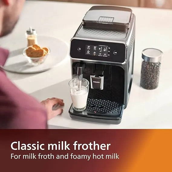 Philips 2200 Series Fully Automatic Espresso Machine, LatteGo Milk Frother