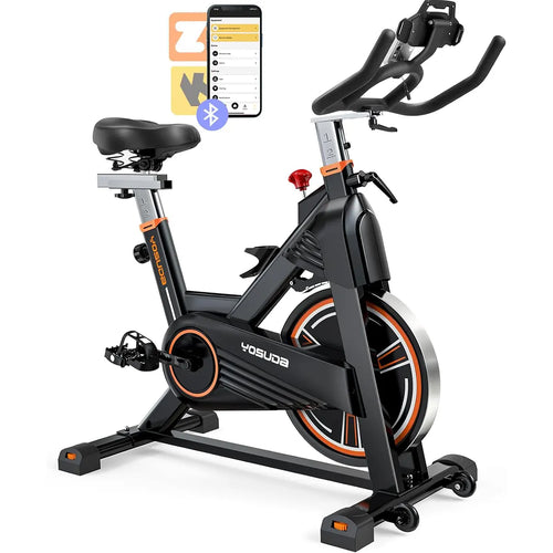 YOSUDA PRO Magnetic Exercise Bike – 350 lbs Capacity, Silent Belt & Comfy Seat