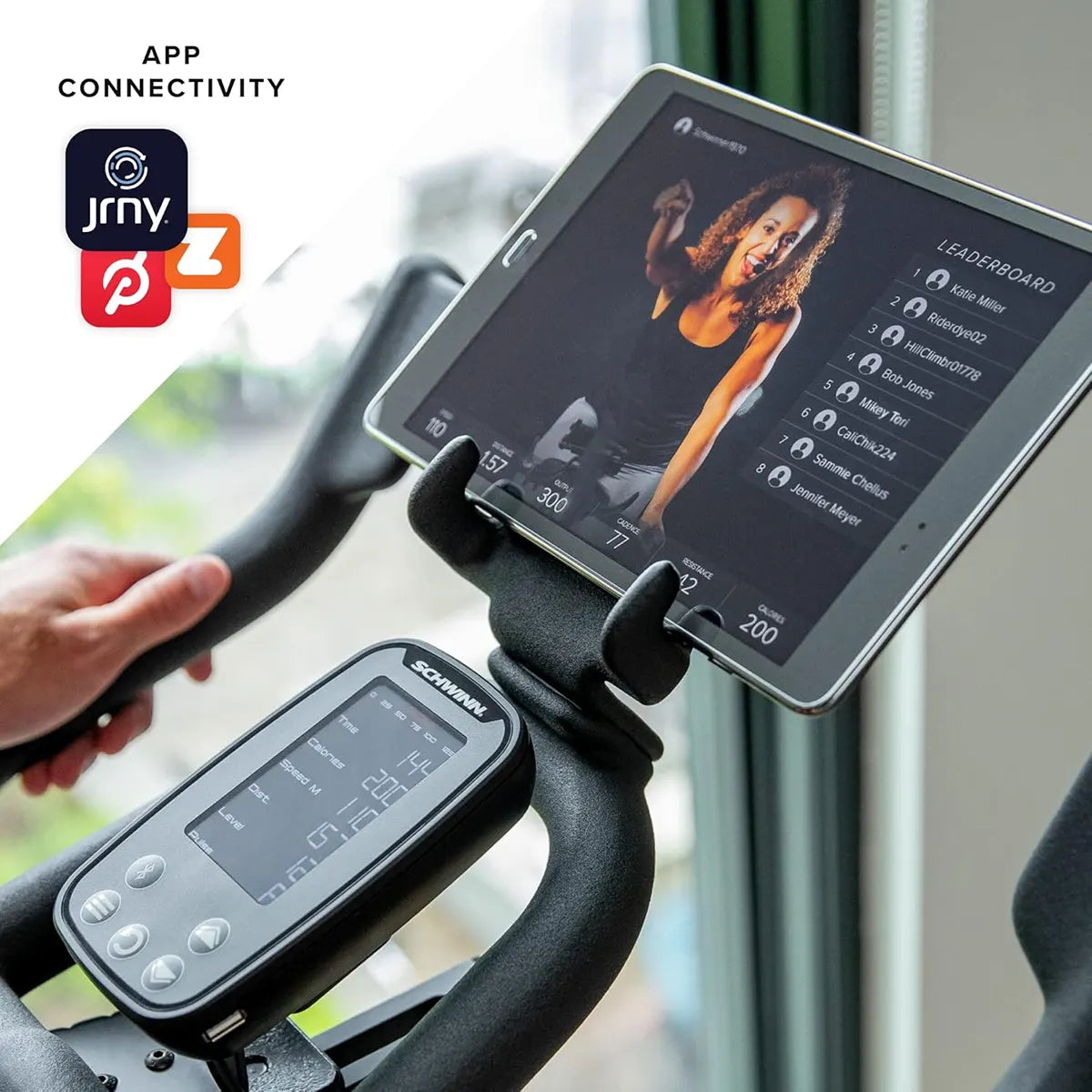 Schwinn IC4 Spin Bike Exercise Bike – Smart exercise bike with LCD screen, magnetic resistance, integrated Bluetooth