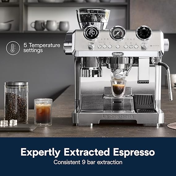 De'Longhi La Specialista Maestro Espresso Machine with Cold Brew & Espresso Cool