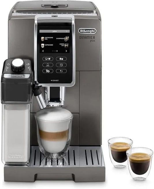 De'Longhi Dinamica Plus Connected coffee & espresso machine with automatic milk frothing function
