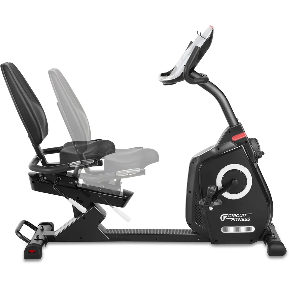 Circuit Fitness Recumbent Exercise Bike – Magnetic Resistance, 15 Programs, LCD Display
