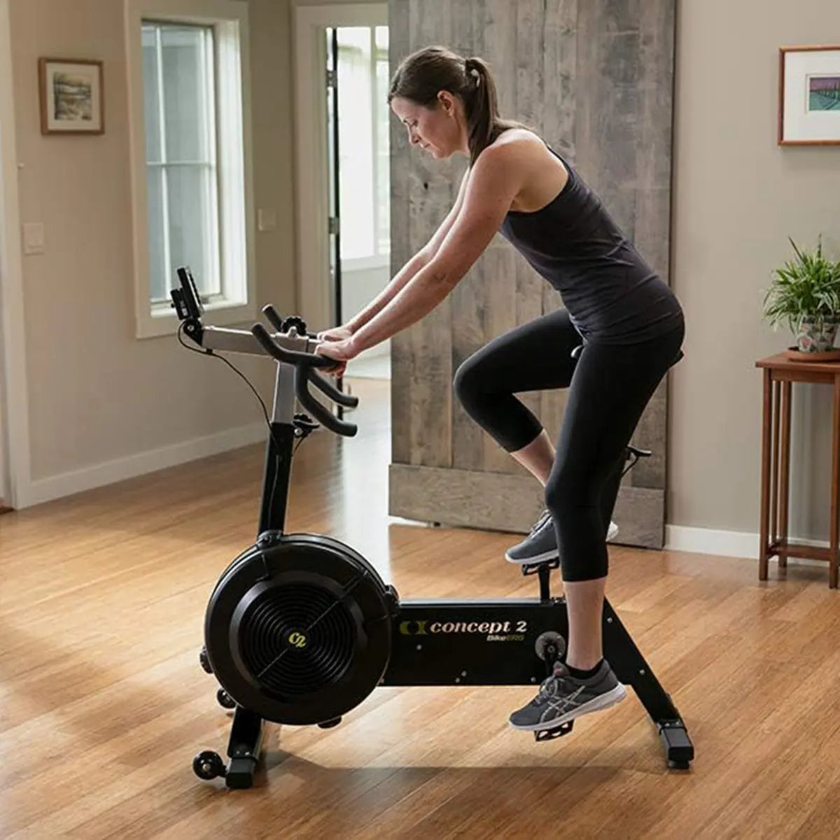 Concept2 BikeErg 2900 – Stationary Exercise Bike with PM5 Monitor and Adjustable Air Resistance