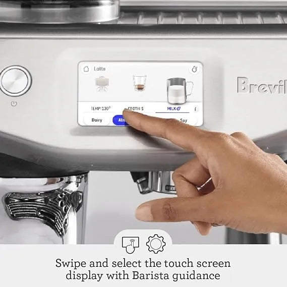 Breville Barista Touch Impress Espresso Machine BES881BSS, Brushed Stainless Steel