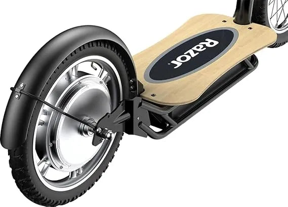 EcoSmart SUP Electric Scooter – 16" Car, Wide Bamboo Board, 350w High Torque Motor, 15.5 mph Top Speed