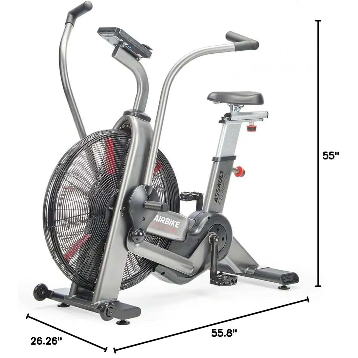 Assault AirBike Elite – Heavy-Duty Fan Resistance Bike for Home and Gym Workouts