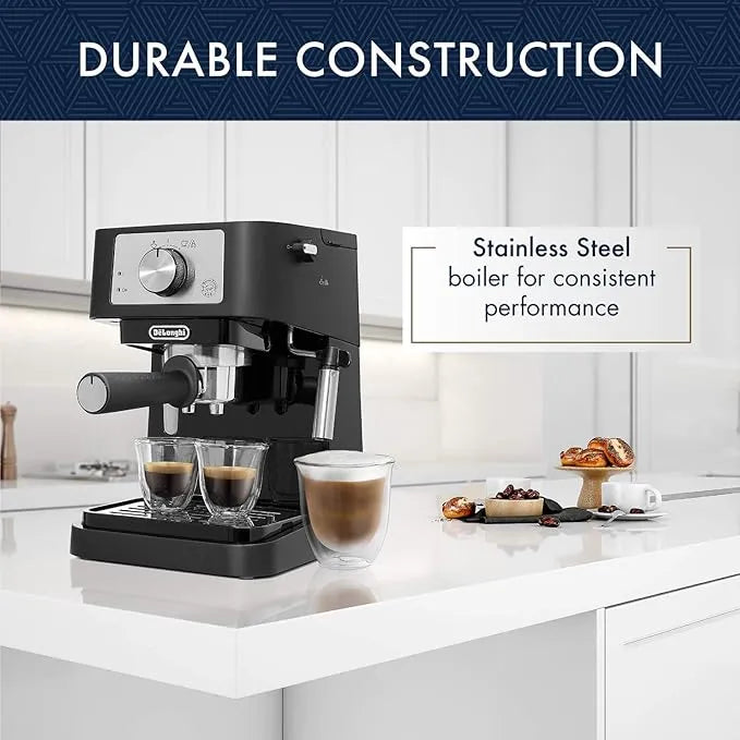 De'Longhi Stilosa Manual Espresso Machine, Latte & Cappuccino Machine