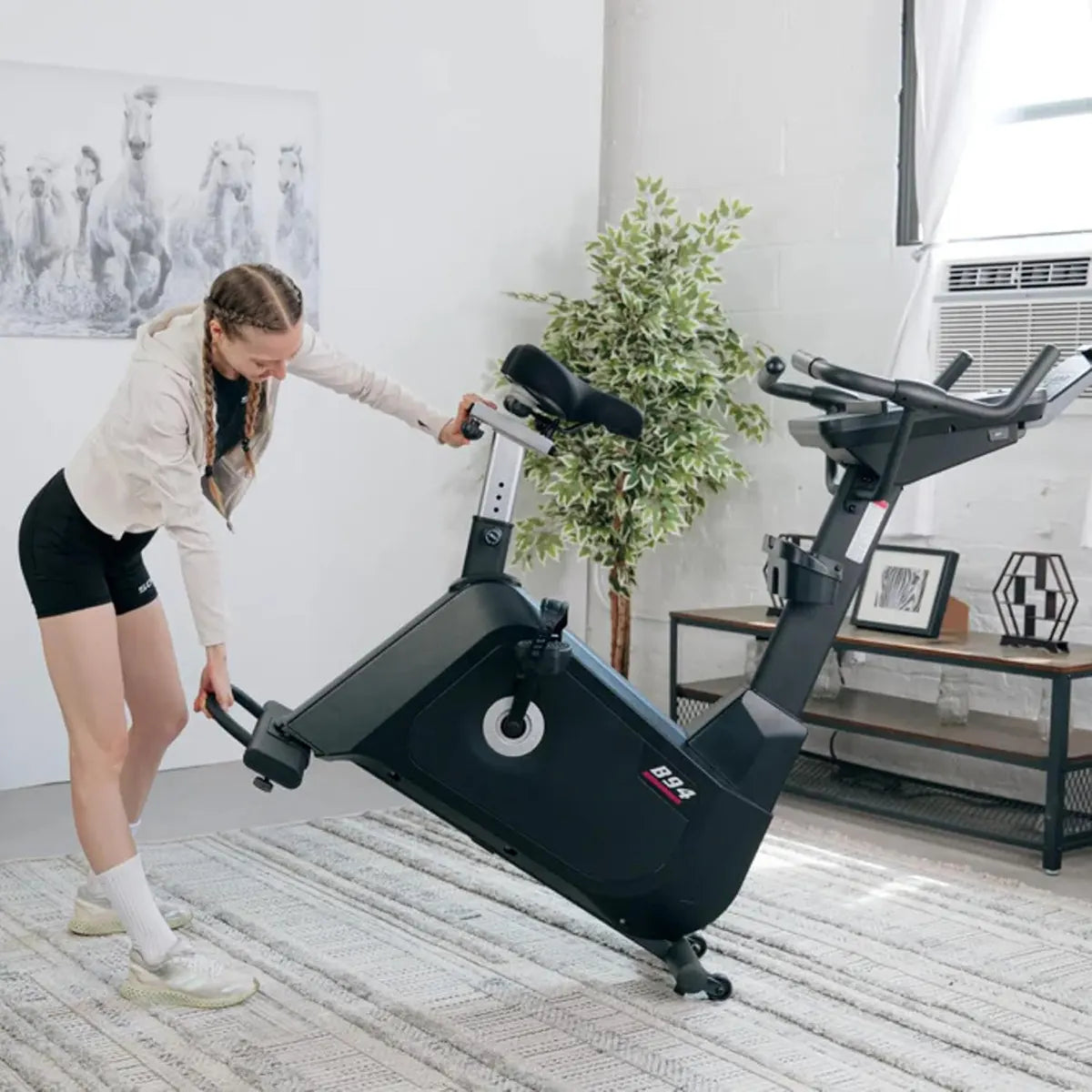 Exercise Bikes for Home – Upright & Recumbent Models with LCD Display and Cushioned Seats