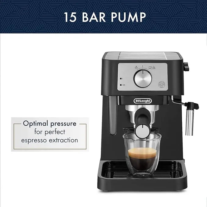 De'Longhi Stilosa Manual Espresso Machine, Latte & Cappuccino Machine