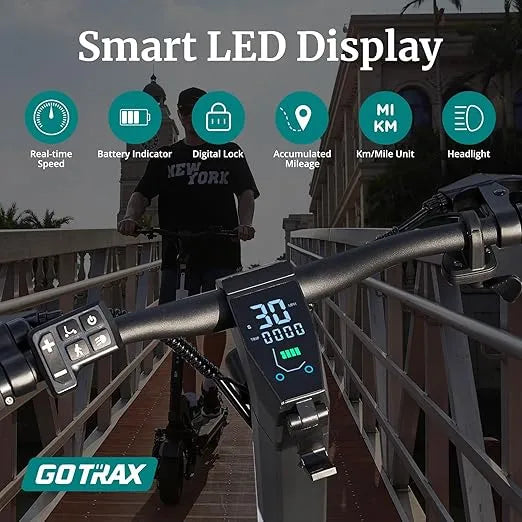 Gotrax G4 Series Electric Scooter for Adults, 500-650W Motor, 10"/11" Shock Absorber Tires