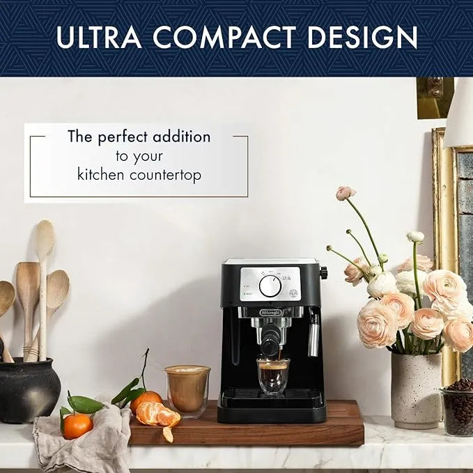 De'Longhi Stilosa Manual Espresso Machine, Latte & Cappuccino Machine