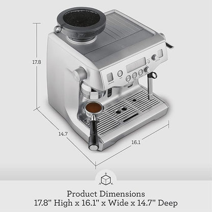 Breville Oracle Espresso Machine BES980XL, Brushed Stainless Steel
