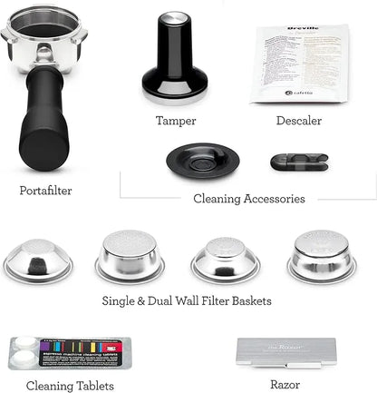 Breville Bambino Plus Espresso Machine BES500BSS, Brushed Stainless Steel