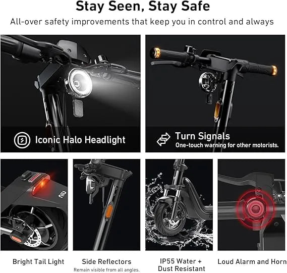 NIU Electric Scooter for Adults - NIU Electric Scooter for Commuting Max Power 600W-900W.