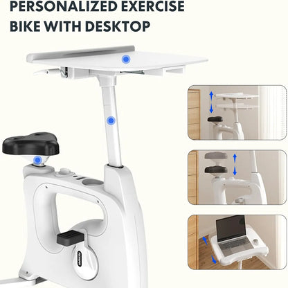FLEXISPOT V9 – 3-in-1 Desk Exercise Bike for Home Office with Pedals, Desktop & LCD Display