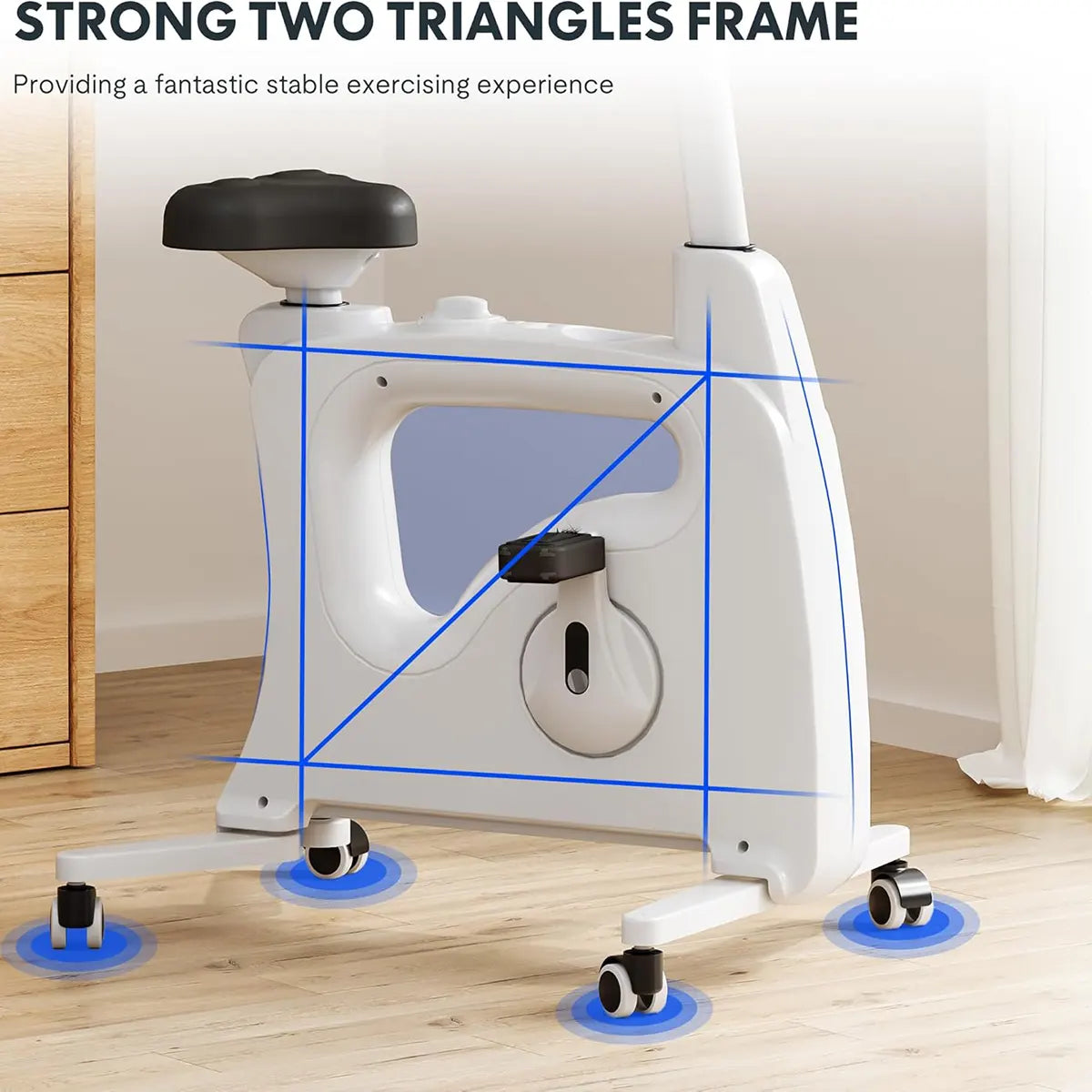 FLEXISPOT V9 – 3-in-1 Desk Exercise Bike for Home Office with Pedals, Desktop & LCD Display