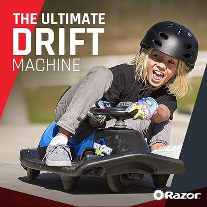 Razor Crazy Cart Shift – Electric Go Kart for children 6 years and older with 360° steering system, maximum speed 13km/h