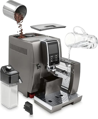 De'Longhi Dinamica Plus Connected coffee & espresso machine with automatic milk frothing function