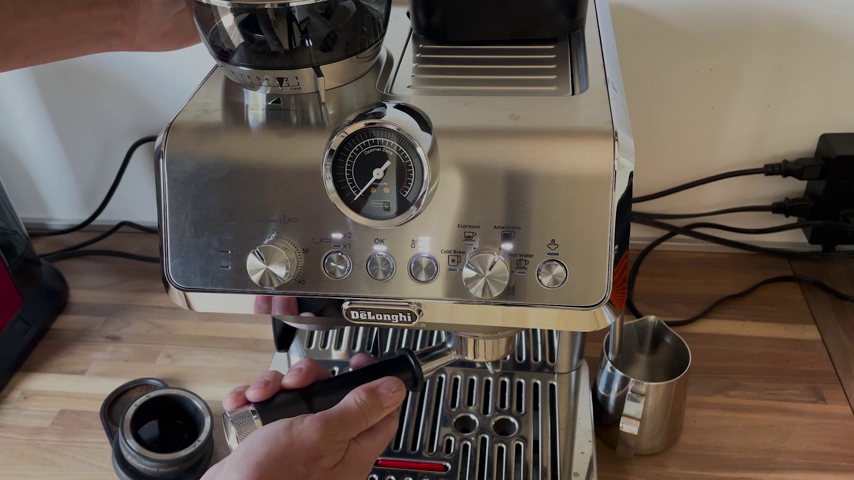 De'Longhi La Specialista Arte Evo Espresso Machine with Cold Brew, Manual Milk Frother, Barista Kit for Latte, Cappuccino, Built-in Grinder, EC9255M
