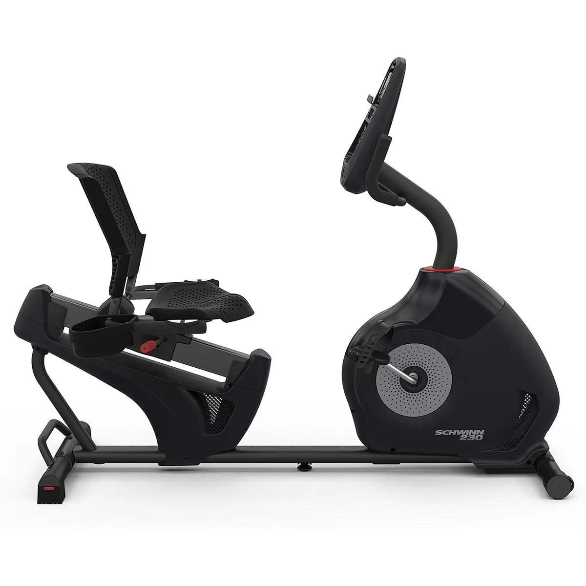 Schwinn 230 Recumbent Exercise Bike – Bluetooth, LCD Display, 16 Resistance Levels