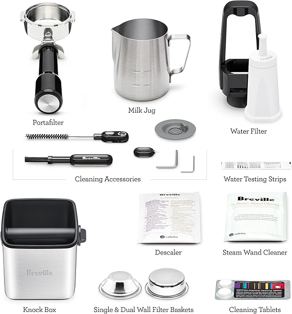 Breville Oracle Espresso Machine BES980XL, Brushed Stainless Steel
