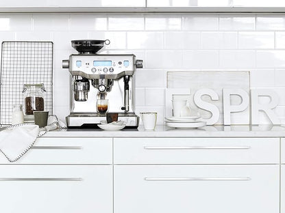 Breville Oracle Espresso Machine BES980XL, Brushed Stainless Steel