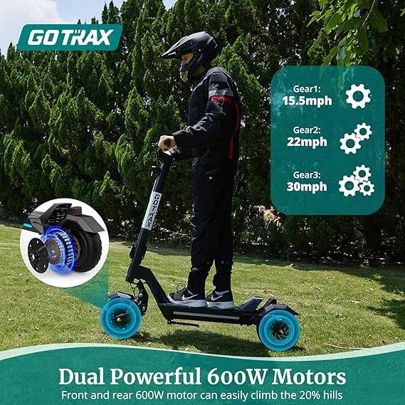 Gotrax G4 Series Electric Scooter for Adults, 500-650W Motor, 10"/11" Shock Absorber Tires