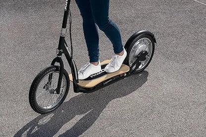 EcoSmart SUP Electric Scooter – 16" Car, Wide Bamboo Board, 350w High Torque Motor, 15.5 mph Top Speed